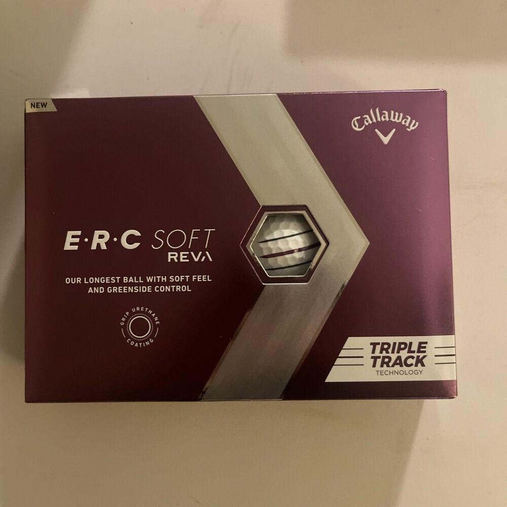 Callaway ERC Soft Reva 23 Triple Track Golf Balls - Dozen